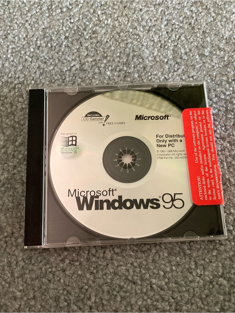 Microsoft Windows 95 CD